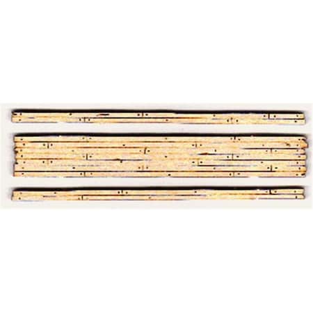 Endless Games N 2-Lane 1.8 in. Rough Cut Stained Laser-Cut Wood Grade Crossing EN1660797